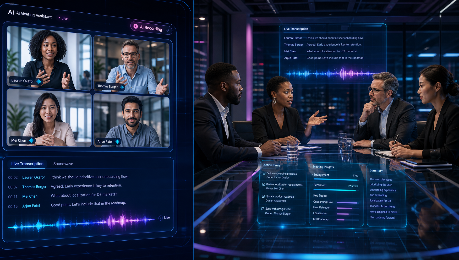 ABN Smart Meetings — virtual and in-person meetings powered by AI recording, transcription and intelligence